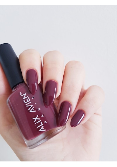 Alix Avien Vişne Rengi Oje 98 Yüksek Pigmentli Uzun Süreli Kalıcılık Hızlı Kuruma Nail Lacquer 98