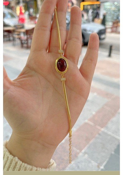 Gümüş Akik Taşlı Bileklik Hs85e5 Diğer