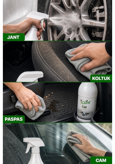 Car Bitkisel İçerikli Çok Amaçlı Oto İç ve Dış Temizleyici 1 L