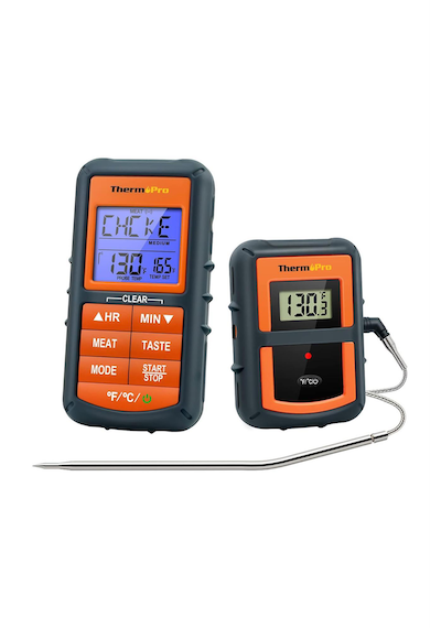 ThermoPro TP07C Alarmlı, Aydınlatmalı ve Kablosuz 150m Menzilli Profesyonel Gıda Pişirme Termometre