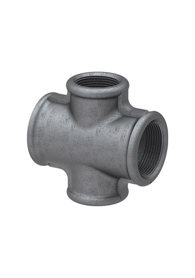 Düz Kruva Dişli Siyah 3/4''