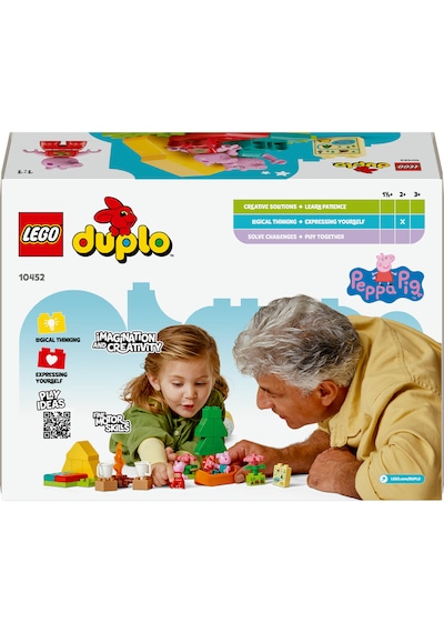 LEGO® DUPLO® Peppa Pig Kamp Gezisi 10452 - 2 Yaş ve Üzeri Çocuklar için Çadır ve Kano İçeren Yaratıcı Oyuncak Yapım Seti (32 Parça)