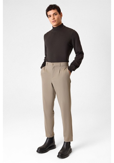 Back And Bond Bej Slim Fit Örme Jogger Pantolon Çok Renkli