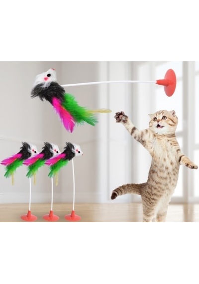 Vantuzlu  Fare Kedi Oyuncağı