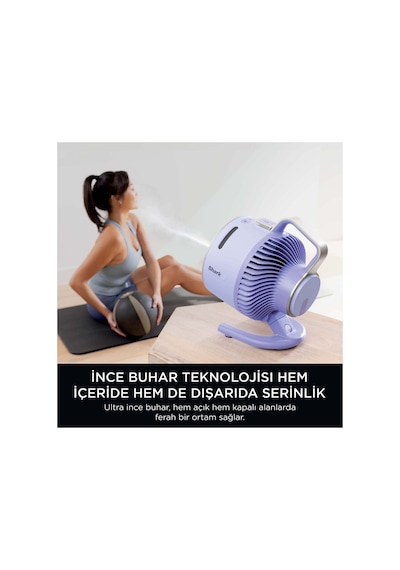 Flexbreeze Hydrogo Serinletici Buharlı Fan - Lila Renksiz