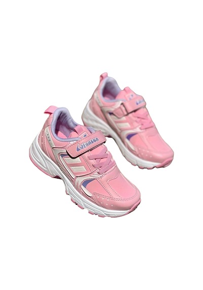 Lafonten 722 Filet Cırtlı Numara 34 Kız Çocuk Sneaker Ayakkabı Pembe - Lila