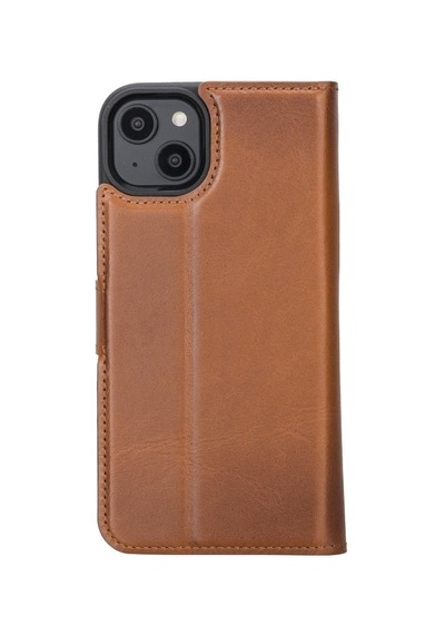 Apple Uyumlu iPhone  14 Plus Deri Cüzdanlı Kılıf  Mwwn Rst2ef Taba