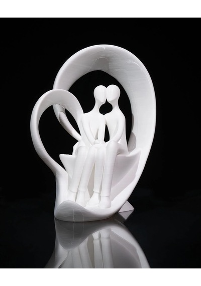 Sessiz Aşkın Zarafeti – Modern Aşıklar Biblosu (18 cm)