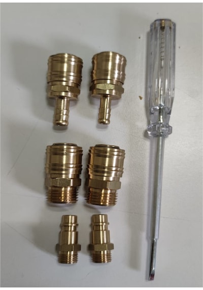 Hava Jakı 8mm ve Hava Jakı 1/2 erkek Gövde Kompresörler