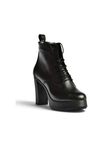 Fox Shoes Z996251309 Siyah Kalın Topuklu Kadın Bot
