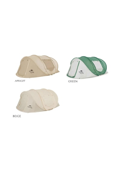 Naturehike 3-4 Kişilik Pop-up Otomatik Kurulum Kamp Çadırı Green Yeşil