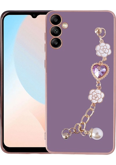 Galaxy A24 Kılıf El Tutamaçlı Kamera Korumalı Zore Taka Silikon Kılıf