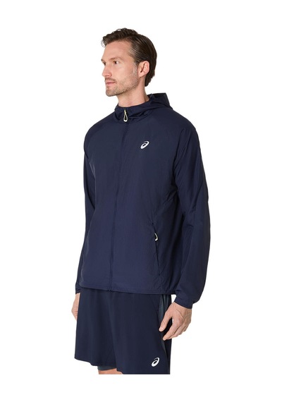 Asics Road Packable Jacket Erkek Lacivert Ceket 2011d084-401 Lacivert