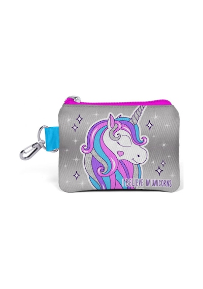 Coral High Kids Unicorn Bozuk Para Çantası - Gri - Kız Çocuk 2175