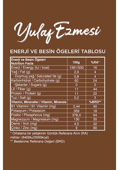 Fellas Glutensiz Yulaf Ezmesi 3 x 300 G