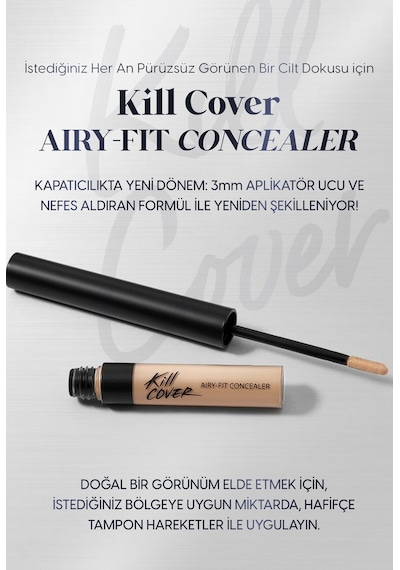 Clio Kill Cover Airy-Fit Concealer 4 Ginger