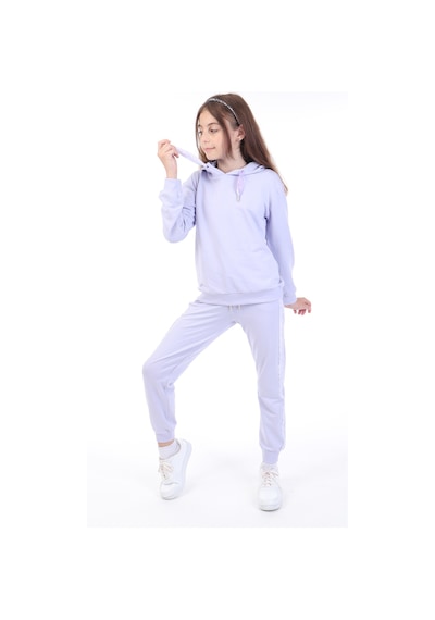 Toontoy Kids Toontoy Kız Çocuk Eşofman Takım Füme Melanj