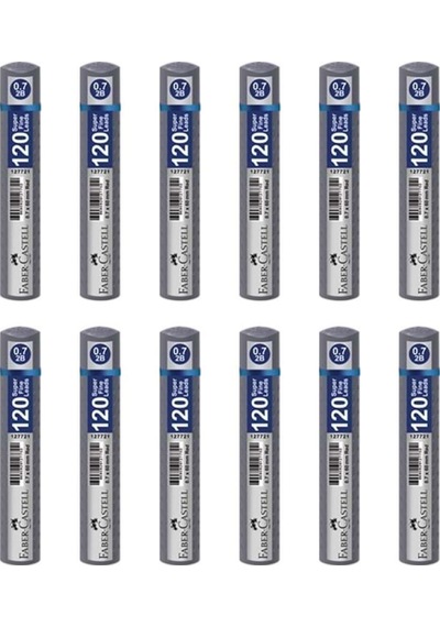 Faber-castell Grip Min 0.7 Mm 120'li Tüp Gri - 12 Adet