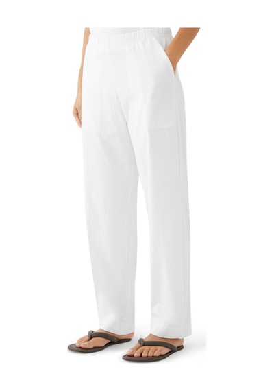 Lesétres Tapered Kesim Cep Pantolonu Beyaz