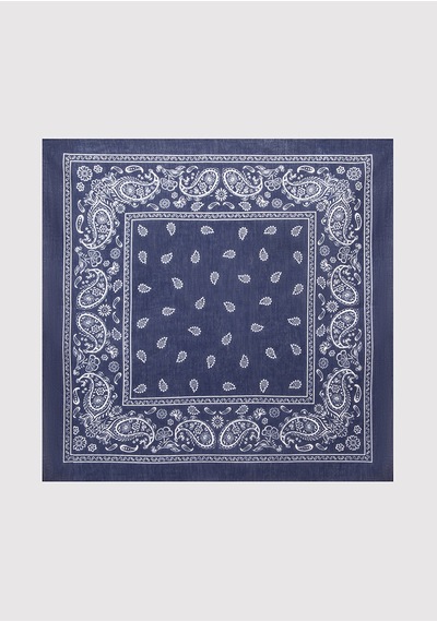 Mavi - Baskılı Lacivert Bandana 1911810-70491 Lacivert
