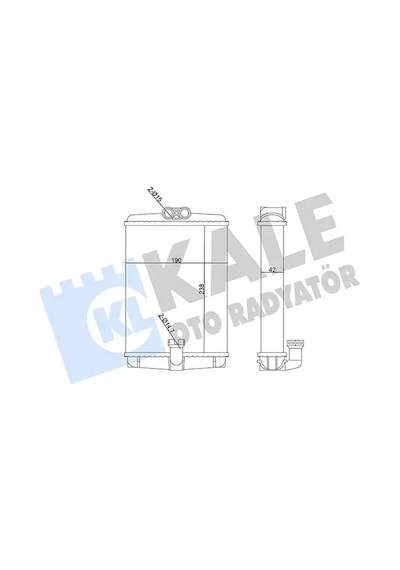 Mercedes S320 W220 Kalorifer Petegi 1998-2005 Kale 360205