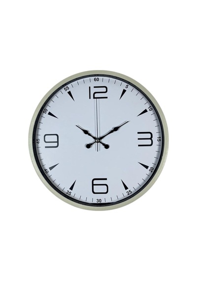 Natural Krem 36 Cm Duvar Saati Çok Renkli