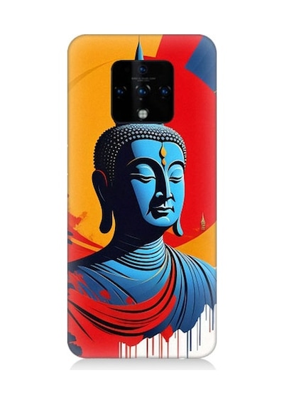 Tecno Camon 16 Uyumlu Budha Heykeli Desenli Silikon Kılıf