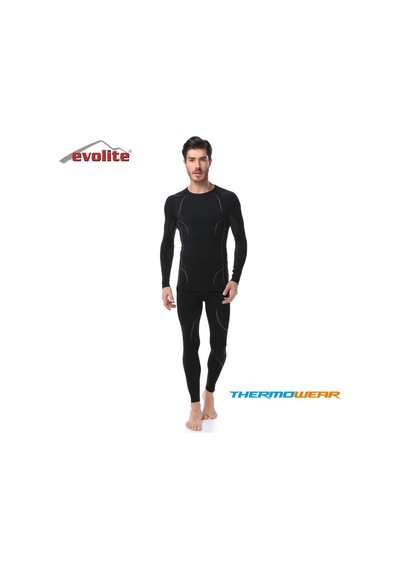 Evolite Thermowear Bay Termal Alt İçlik M-l Siyah