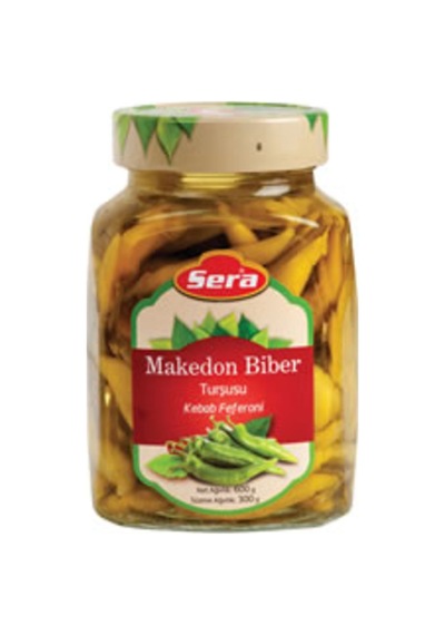 3 Adet Sera Makedon Biber Turşusu 600 G