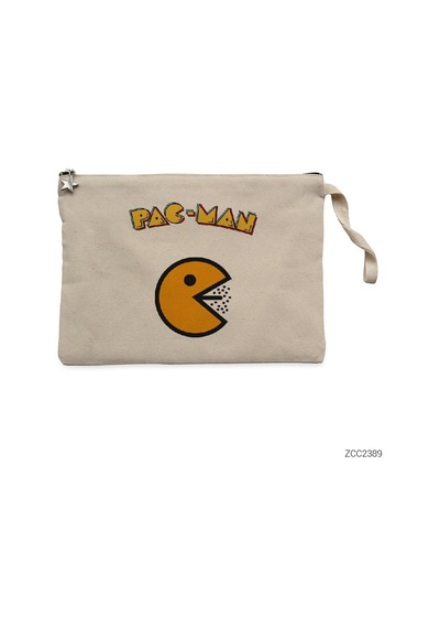 Zepplin Giyim Pac-Man Clutch Astarlı Cüzdan / El Çantası