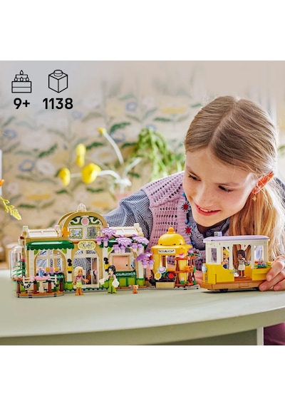 LEGO® Friends Bitki Kafe ve Çiçekçi Dükkanı 42671 - 9 Yaş ve Üzeri Çocuklar için Yaratıcı Oyuncak Yapım Seti (1138)