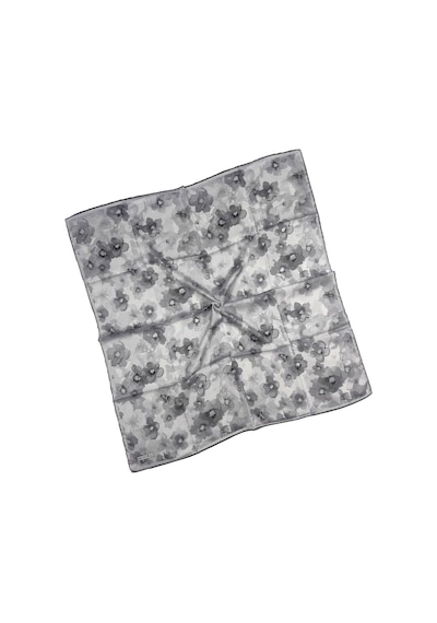 Mim Eşarp Mısırlı Eşarpları Silky Cocoon Trend Polyester Twill Sport Eşarp Gri