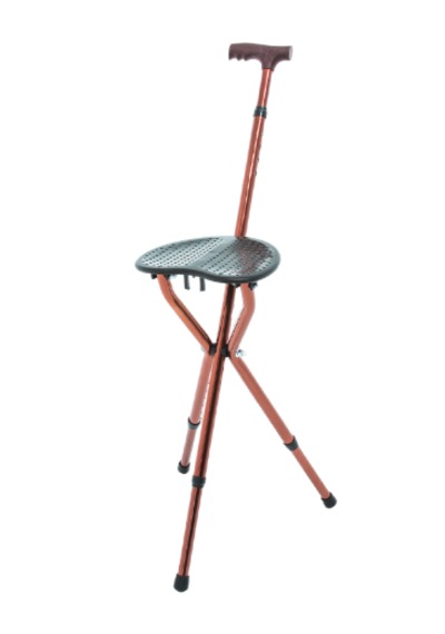 Alüminyum Ayarlı Oturaklı Katlanabilir Baston Pr-108