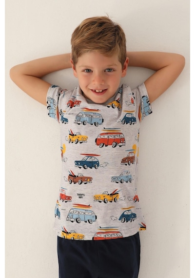 Roly Poly 3358 Surf's Up Erkek Çocuk Pijama Takımı 001