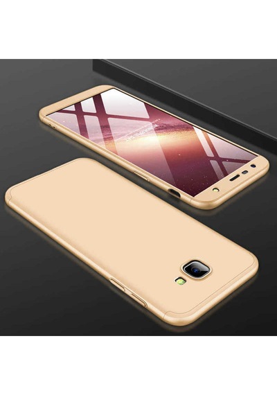 Samsung Uyumlu Galaxy J4 Plus Kılıf Zore Ays Kapak Gold