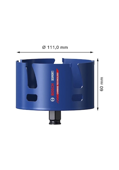 Bosch 111 Mm Yapı Malzemeleri İçin Panç 2608900482