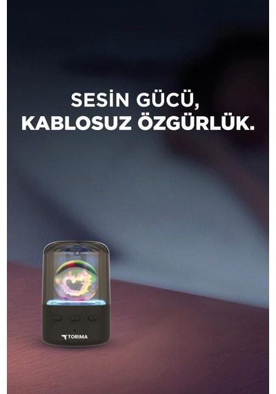 Torima D73 Rgb Led Işıklı Kablosuz Bluetooth Hoparlör