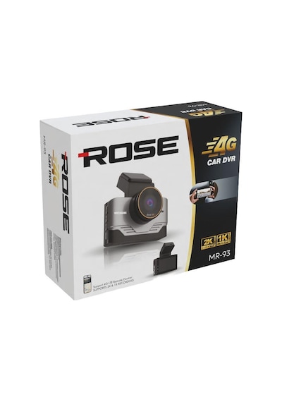 Rose Mr-93 4g Wifi Araç İçi 2 Kamera Dvr Led Ekran Gece Renkli Sesli 2k+1k