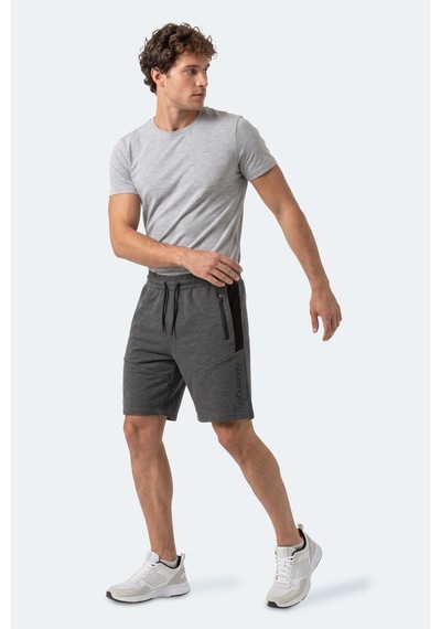 Slazenger Nıkon I Erkek Fermuar Cepli Antrasit Şort