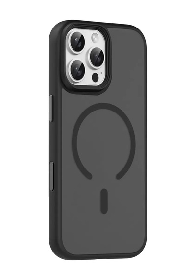 Joko Apple Uyumlu iPhone 16 Pro Max Uyumlu Megane Magsafe Kapak - Siyah