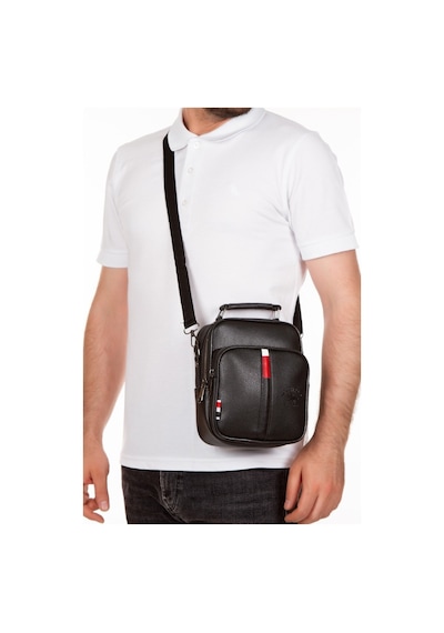 Adelina Bags Adelina Siyah Deri El Ve Omuz Çanta Ve Mekanizmalı Kartlık Set (549986554) Siyah
