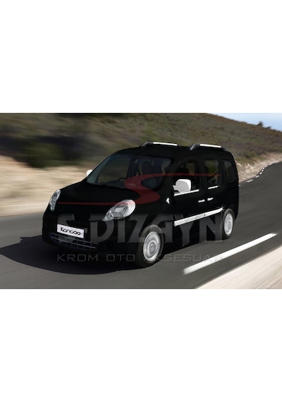 S-Dizayn  Renault Kangoo Krom Yan Kapı Çıtası 4 Prç 2008-2011