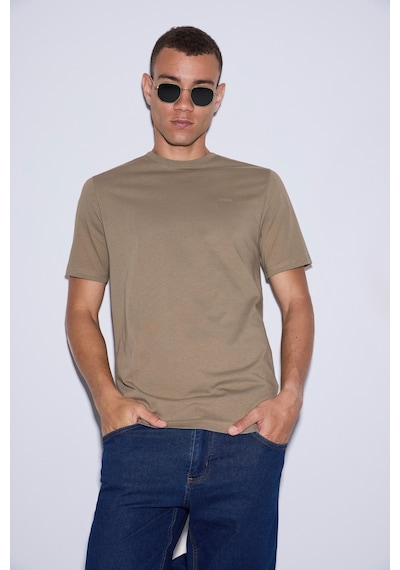 U.S. Polo Assn. U.s. Polo Assn. Erkek Haki Tişört Basic 50327022-vr027