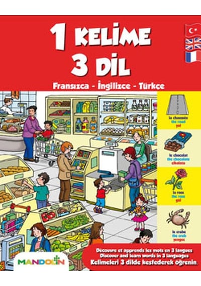 1 Kelime 3 Dil - Fransızca-İngilizce-Türkçe- Mandolin