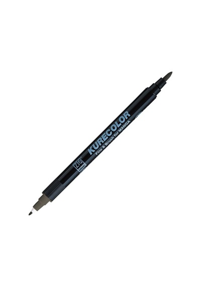 Zig Kurecolor Fine Brush Manga Marker Çizim Kalemi Warm Gray 8