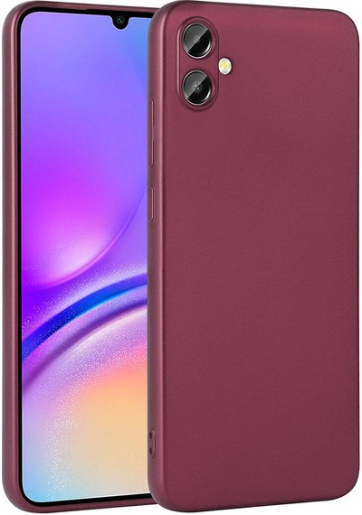 Zore Galaxy Uyumlu A05 Kılıf Premier Silikon Kapak - Mürdüm Mürdüm