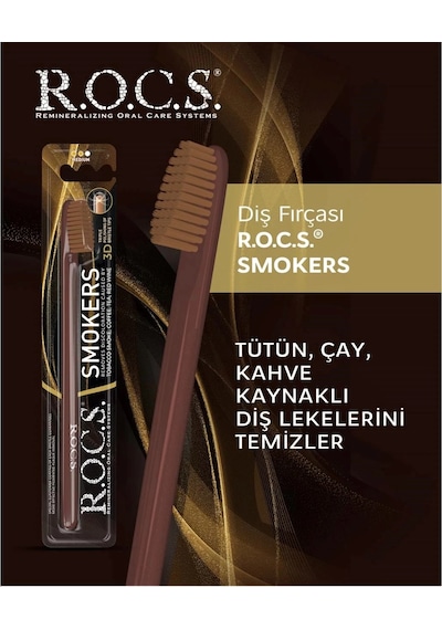 R.o.c.s. Smokers Leke Giderici Diş Fırçası - Orta Sert