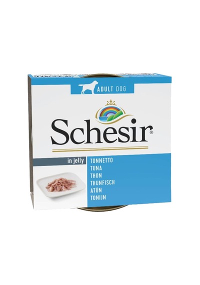 Schesir Jelly Ton Balığı Fileto Jöle İçinde Yetişkin Köpek Konservesi 150 Gr