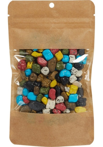 Packanya Kraft Geniş Pencereli Doypack 200'lü 11 x 18.5 + 3.5 CM