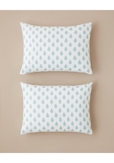 English Home Green Harmony Kolay Ütülenir 2'li Yastık Kılıfı 50x70 Cm Yeşil